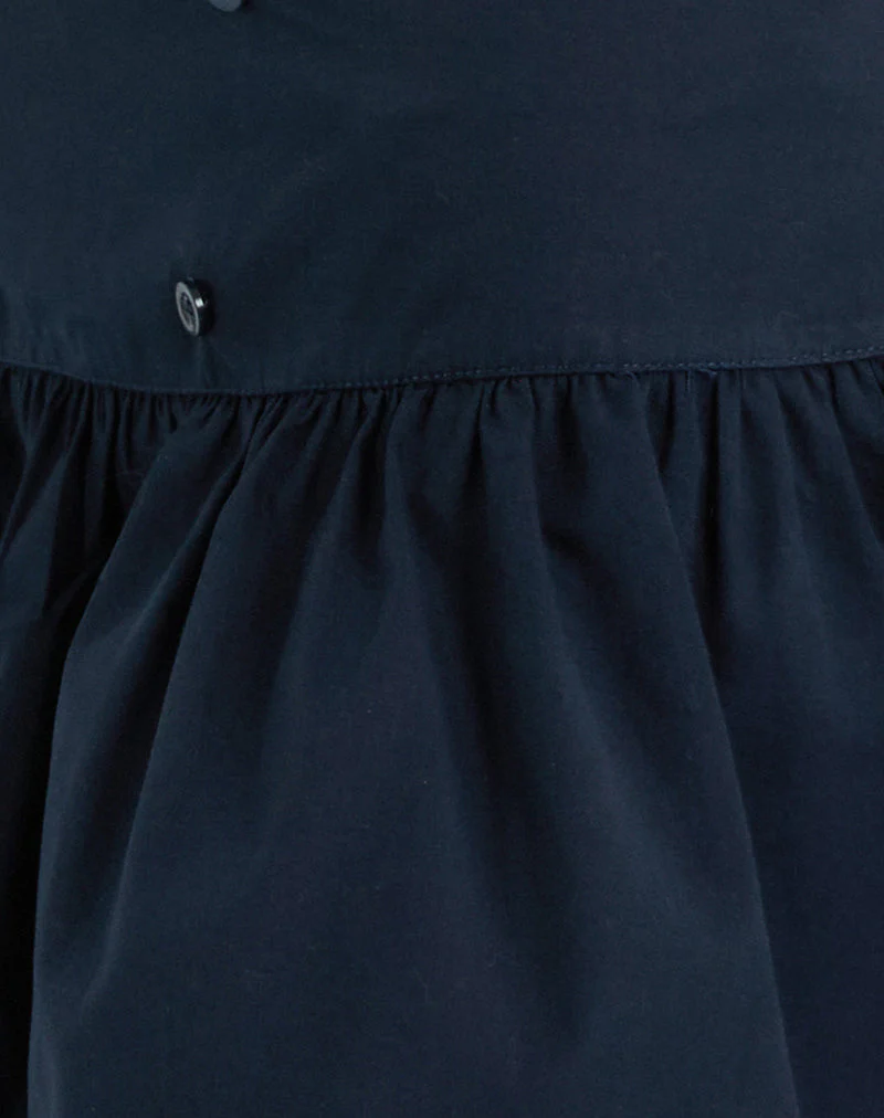 Rafta Skirt in Dark Navy - Image 6