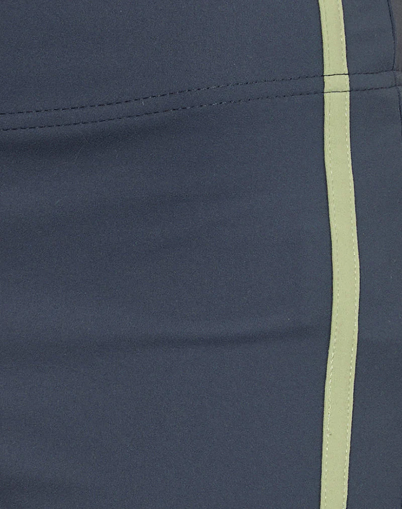 Rapal Short in Navy with Sage Binding - Image 5