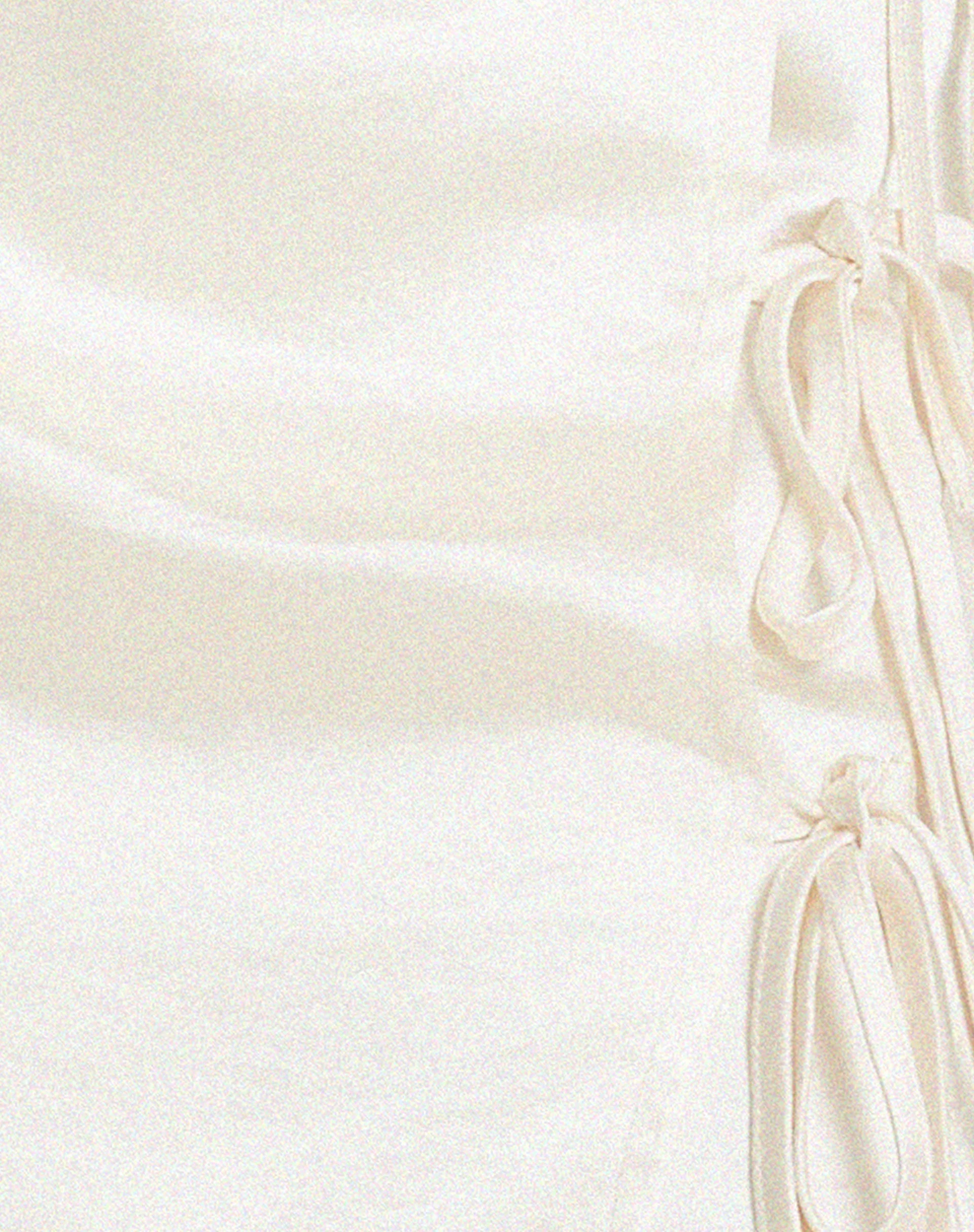 Raykoz Mini Skirt in Satin Ivory - Image 7