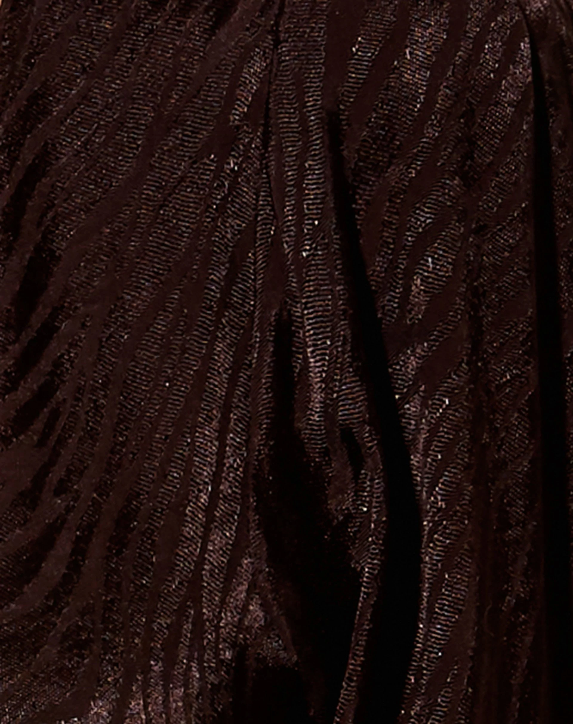 Reilo Crop Top in Satin Zebra Bitter Chocolate - Image 5
