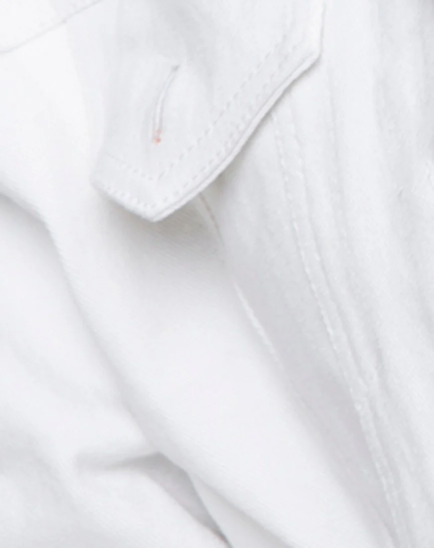 Rfd Denim Jacket in Denim White - Image 5