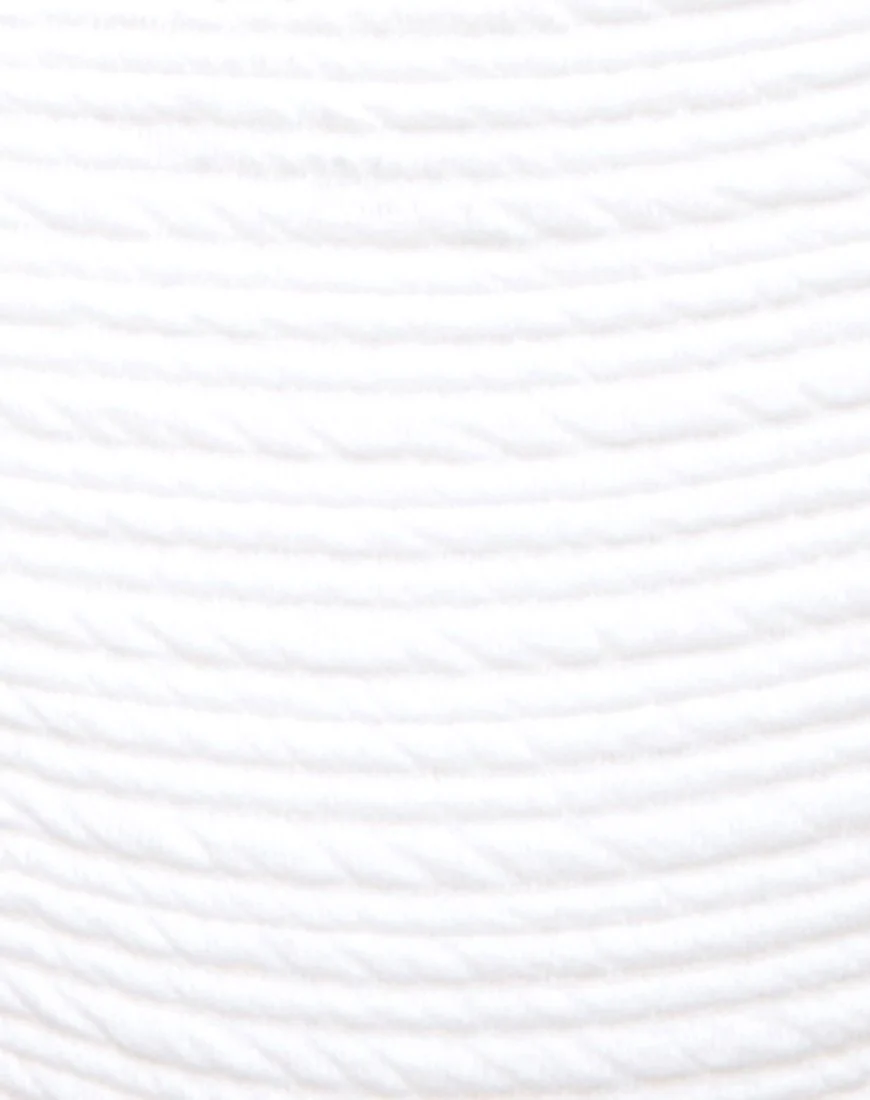 Ribel Bottom Bikini Multi Rib Textured Ivory - Image 5