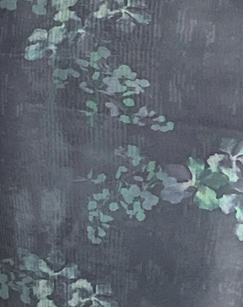 Ribka Midi Dress in Faded Botanical Green - Image 6