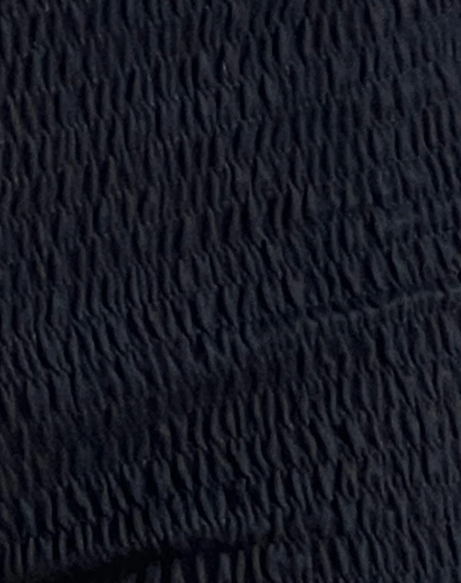 Ritala Shirred Micro Shorts in Black - Image 6