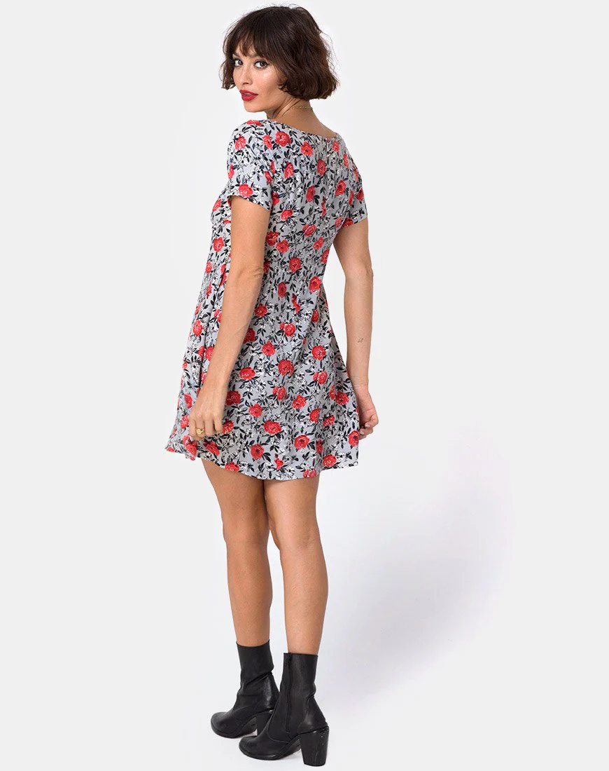 Ruchi Dress in Blooming Rose - Image 4