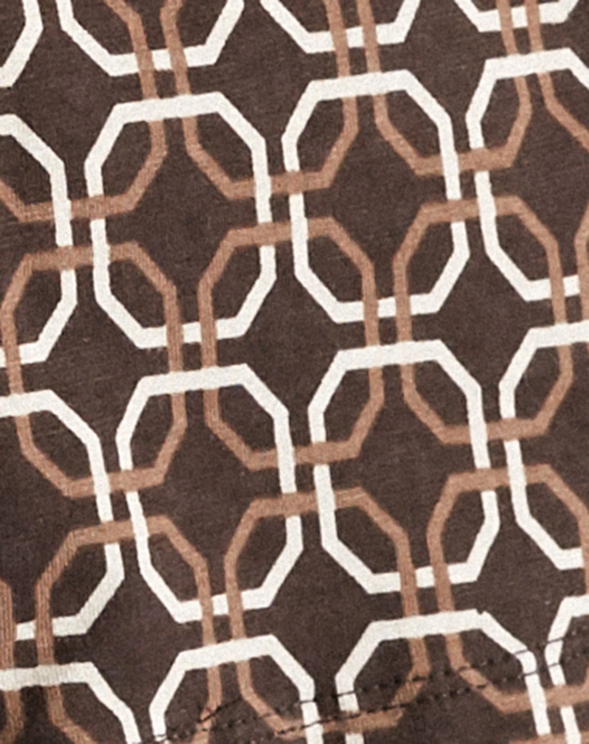 Ruix Long Sleeve Top in Chain Tangle Dark Brown - Image 8