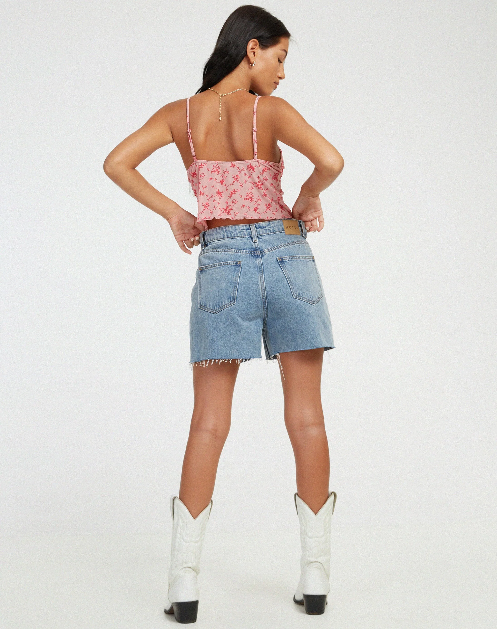 Rumak Top in Love Bloom Pink Flock - Image 4