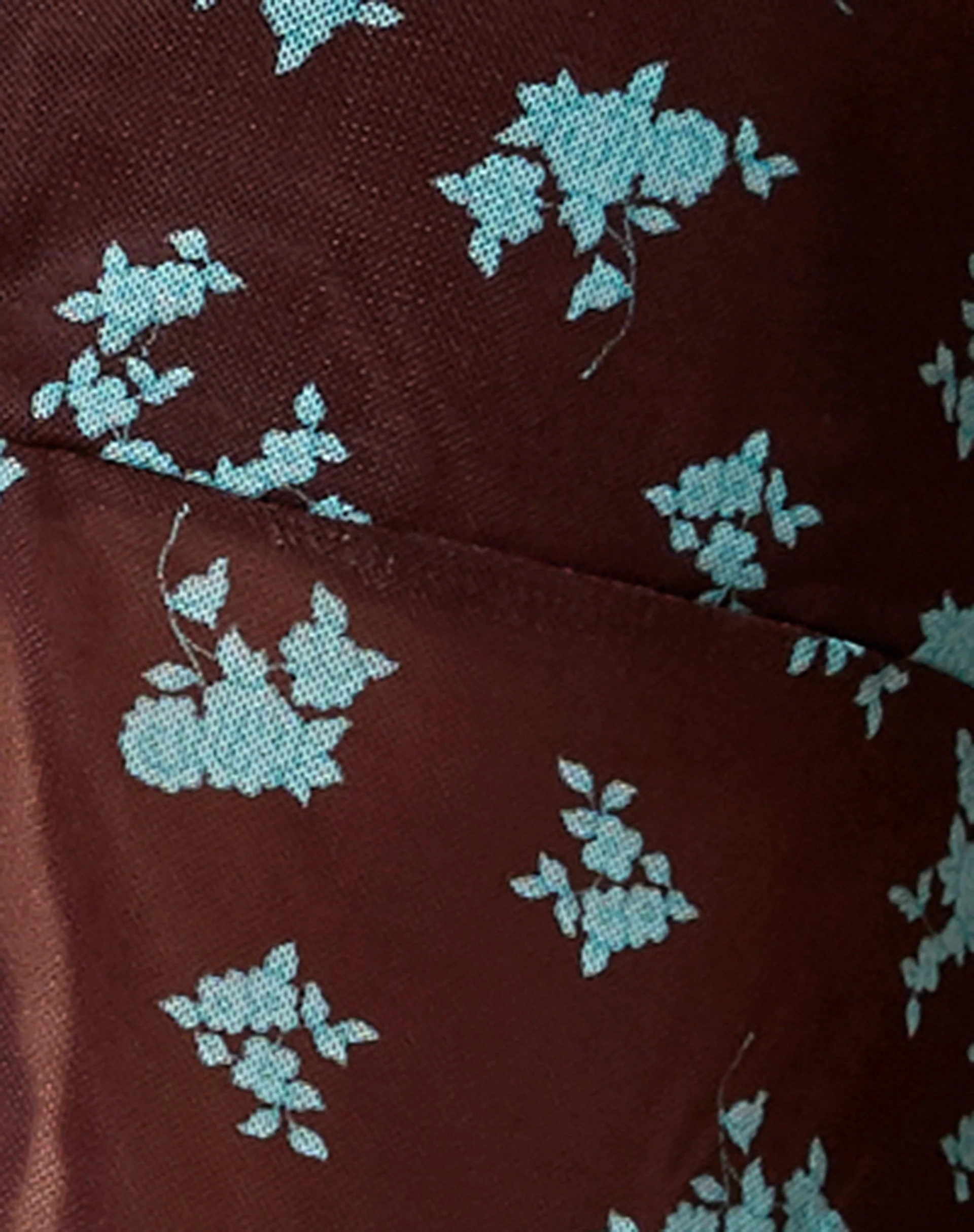 Ruya Top in Femme Floral Blue and Brown - Image 6