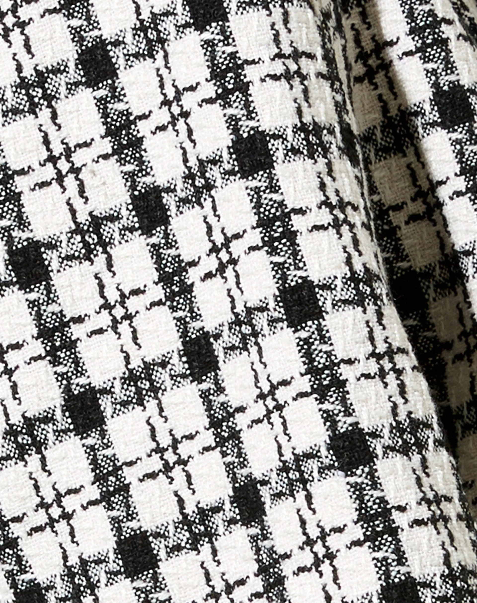 Saken Blazer in Black and White Check - Image 7