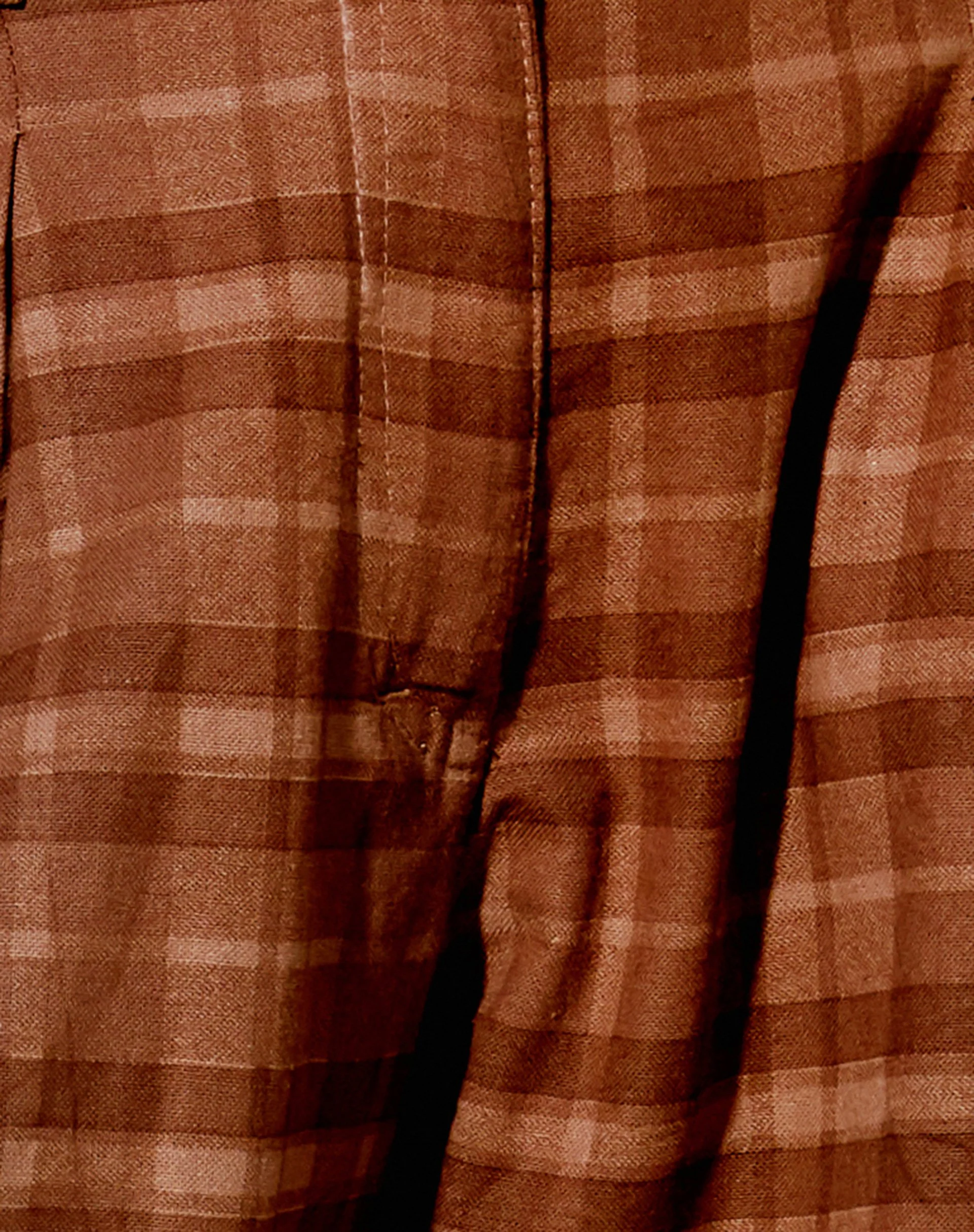Sakila Trouser in Brown Check - Image 5