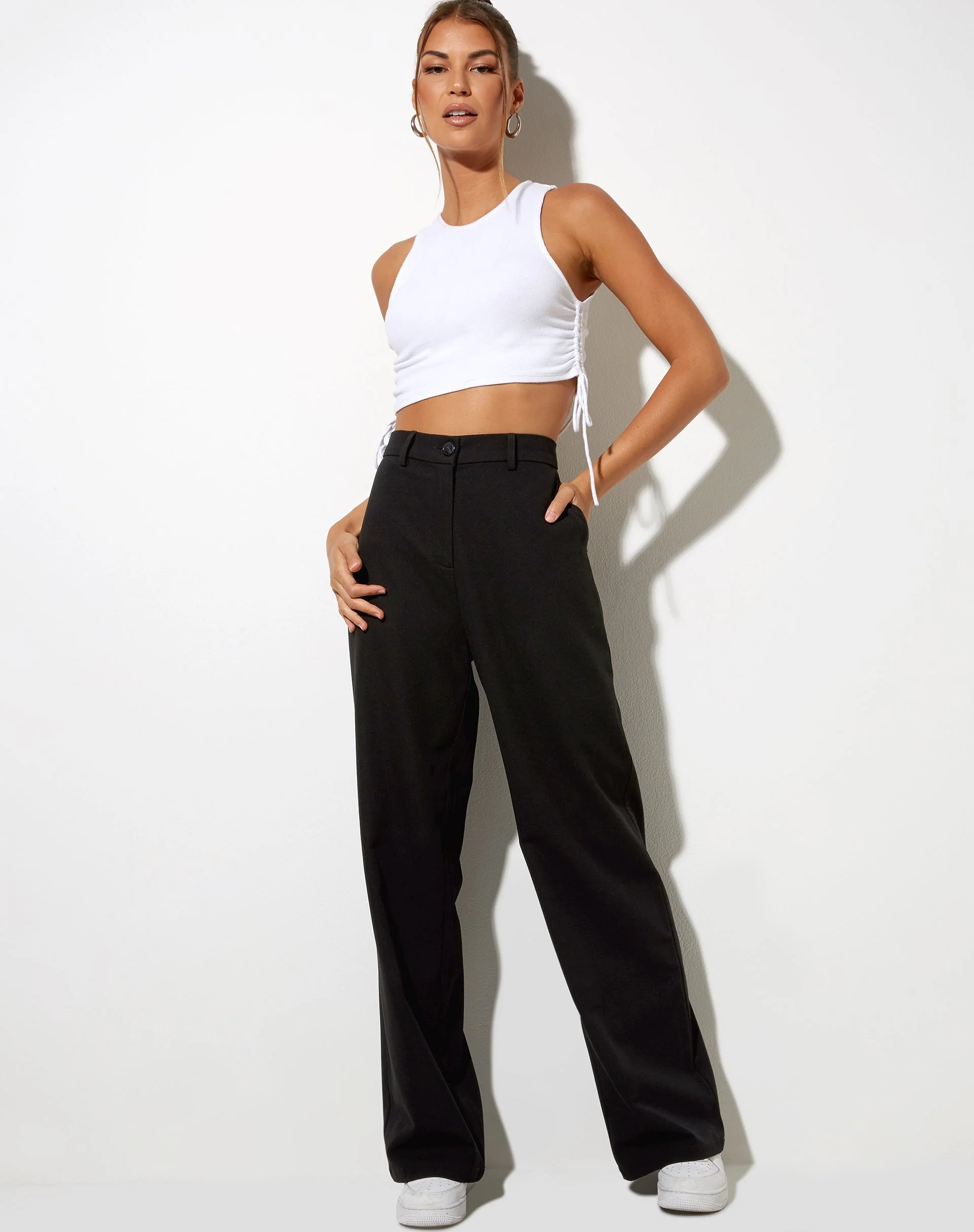Sakila Trouser in Tailoring Black - Image 3