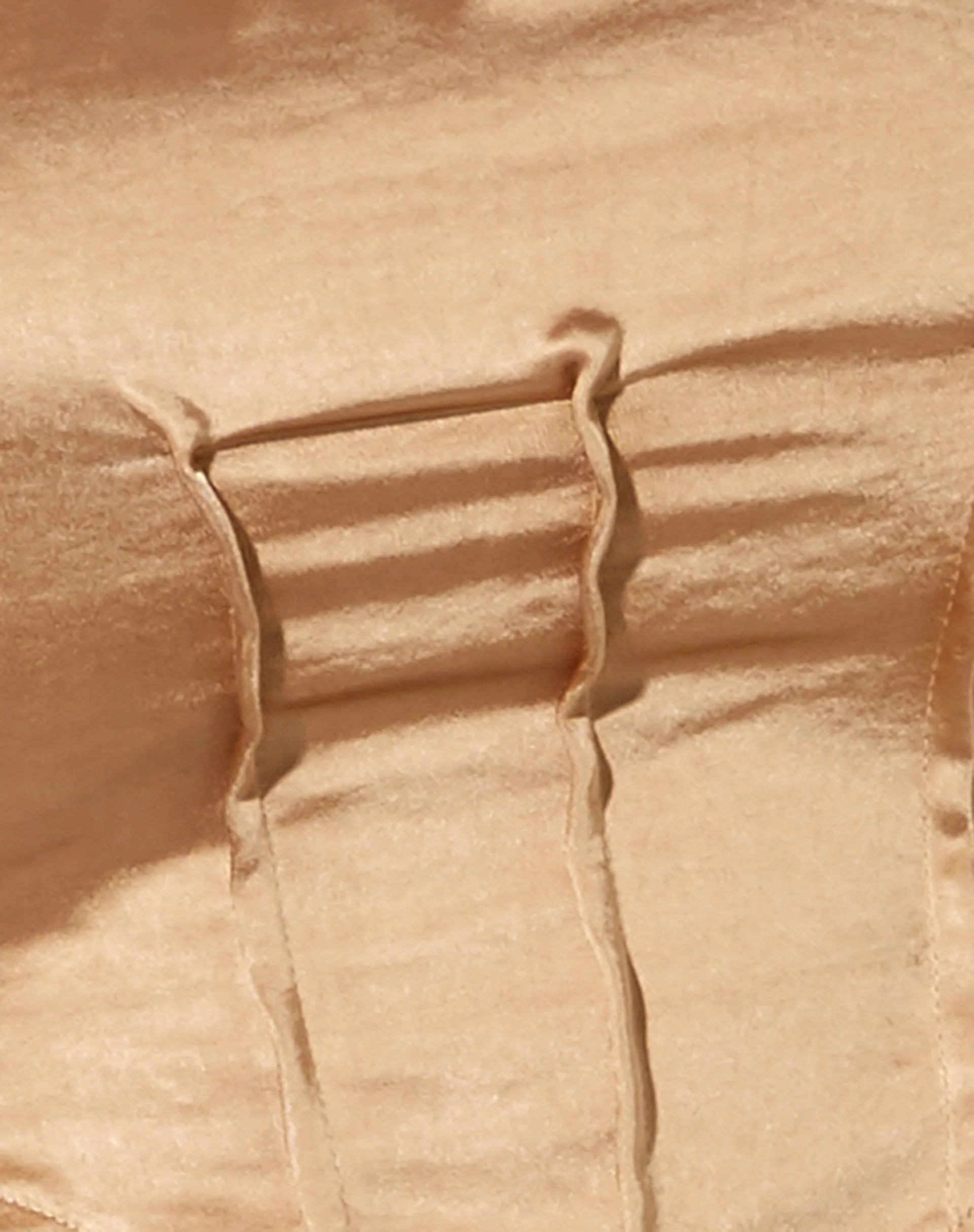 Sanja Bandeau Top in Satin Golden Sand - Image 5