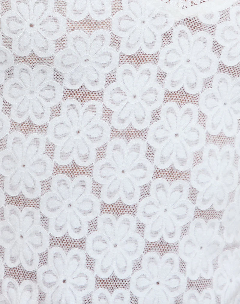 Sanjana Top in Lace Ivory - Image 6