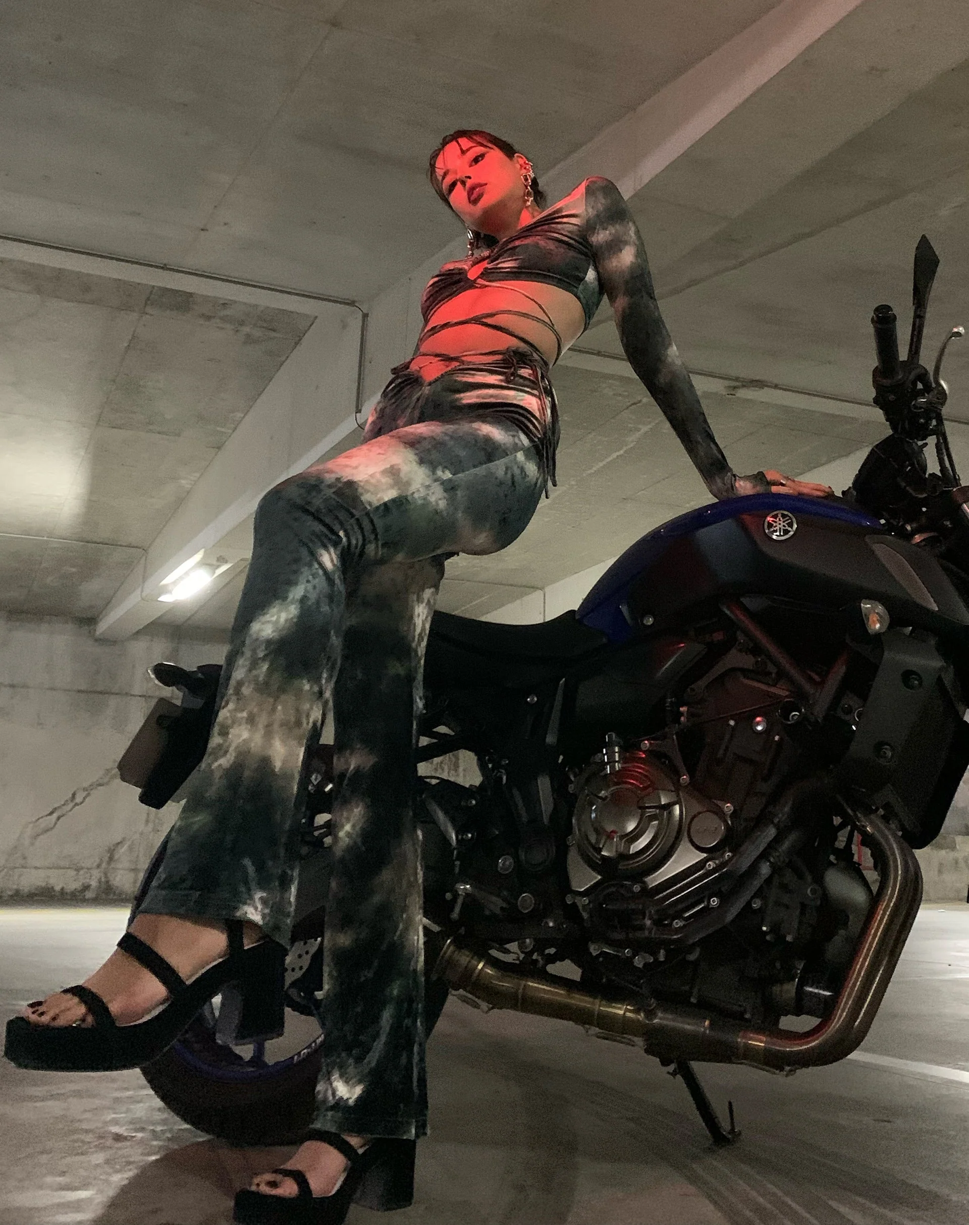 Sarita Trouser in Abstract Camo - Image 2