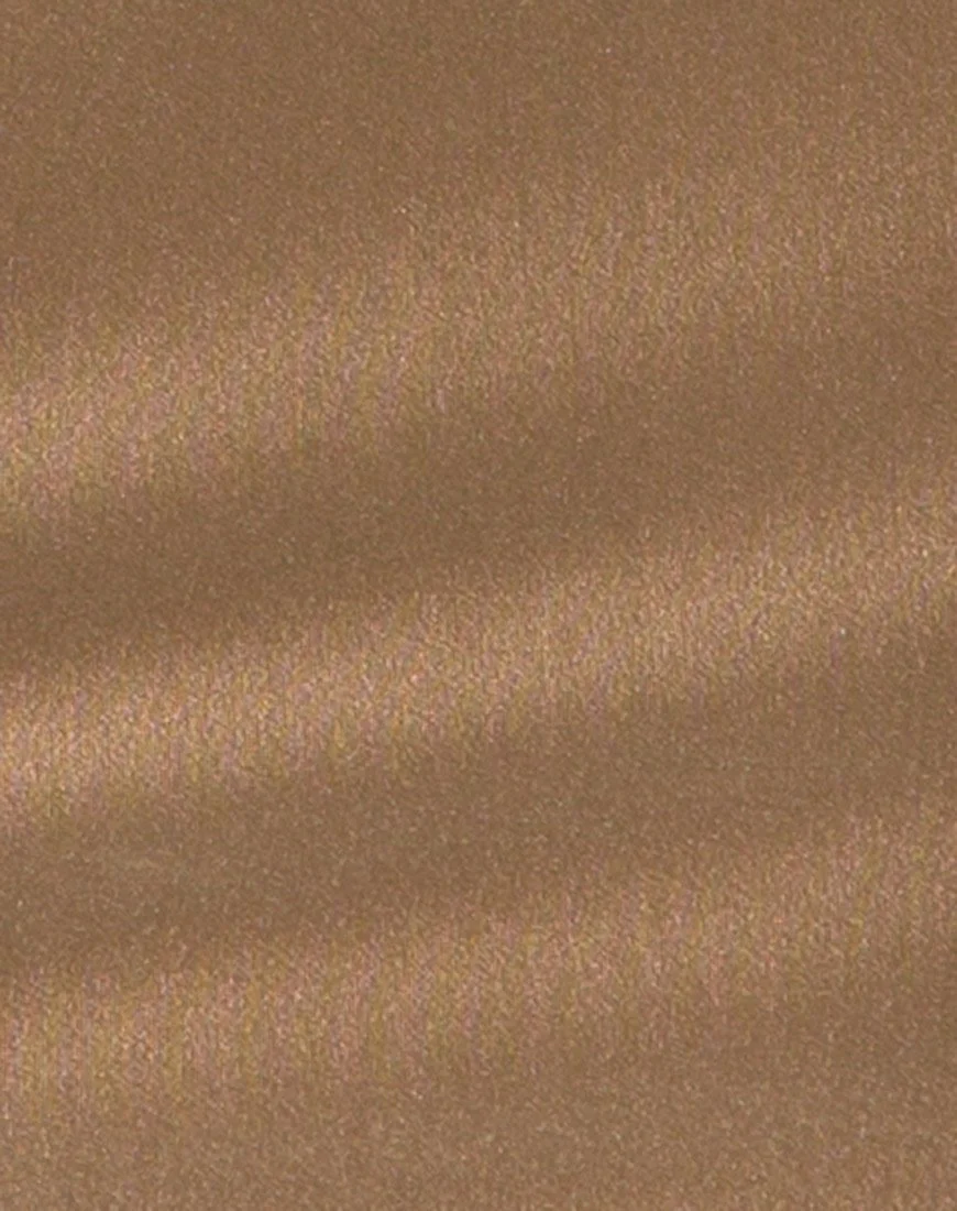 Selah Bodycon Dress in Nylon Gold - Image 5