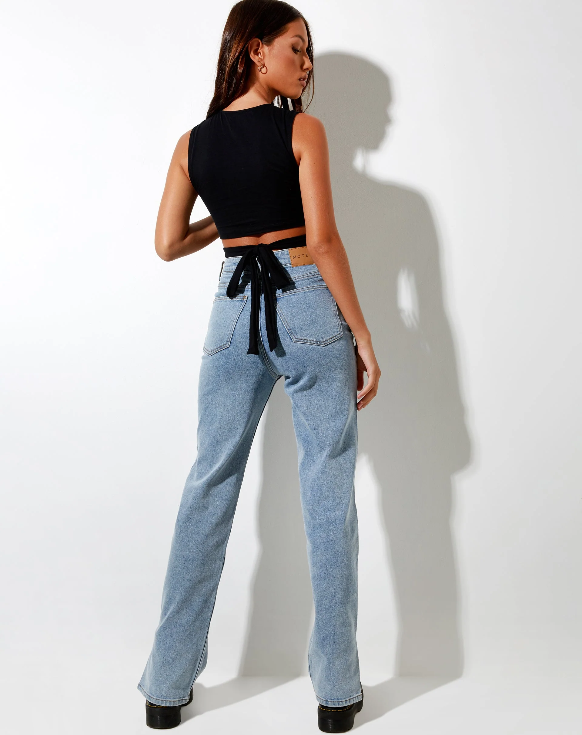 Seowon Crop Top in Black - Image 5