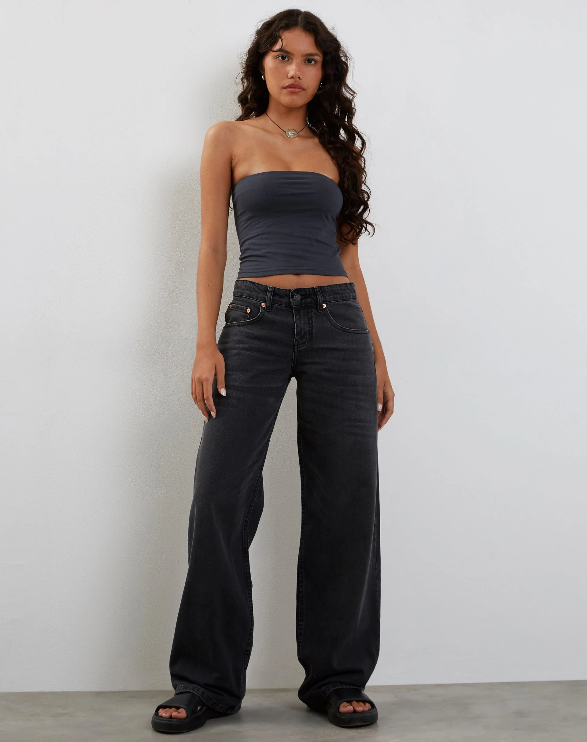 Shae Bandeau Top in Ocean Storm - Image 5