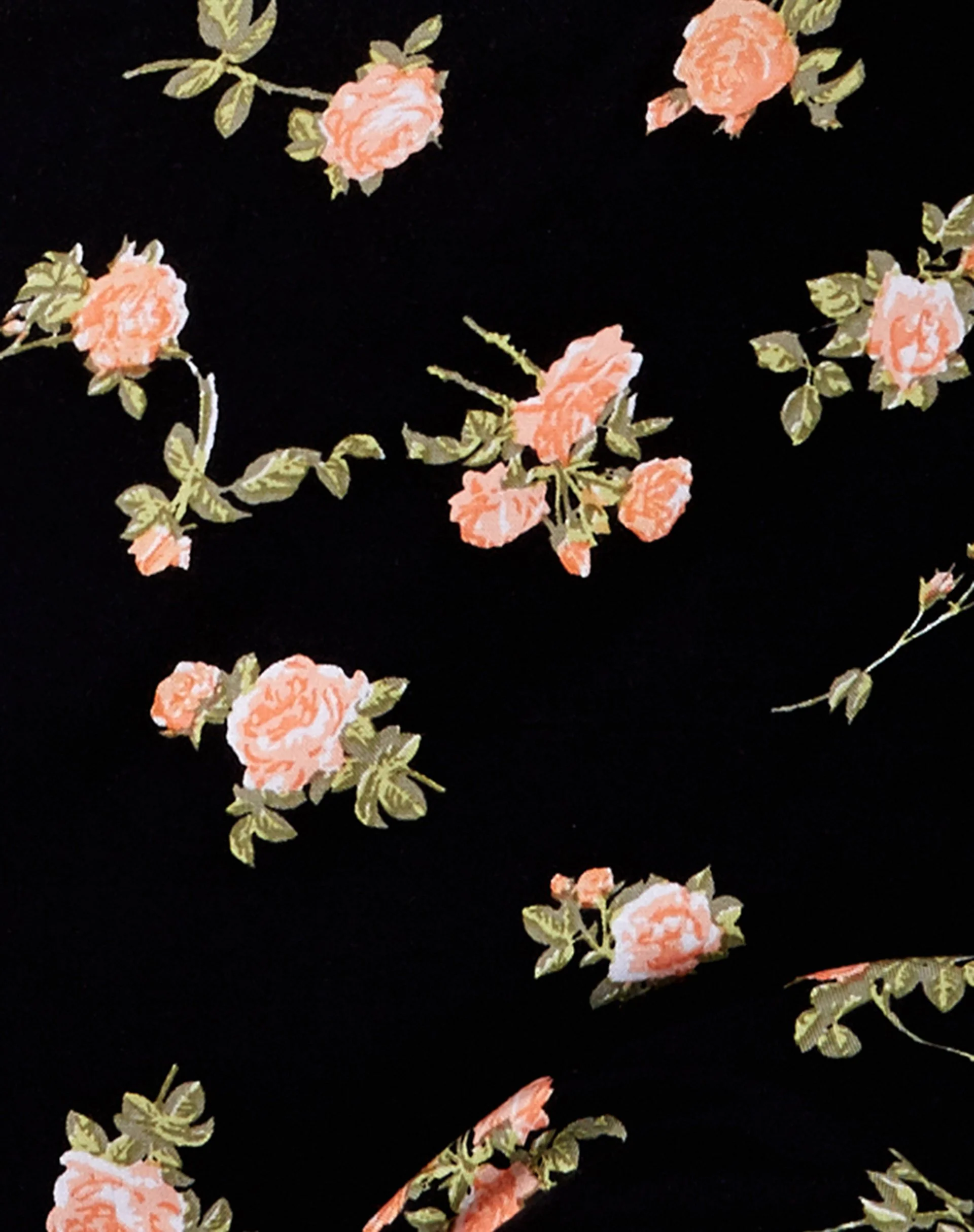 Sheny Mini Skirt in Rose Garden Black - Image 7