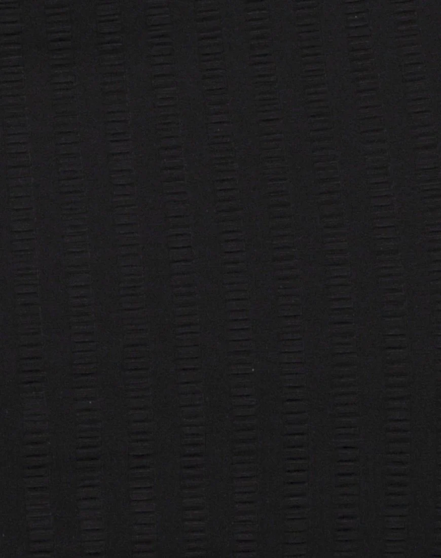Shimmie Bodycon Dress in Black - Image 5