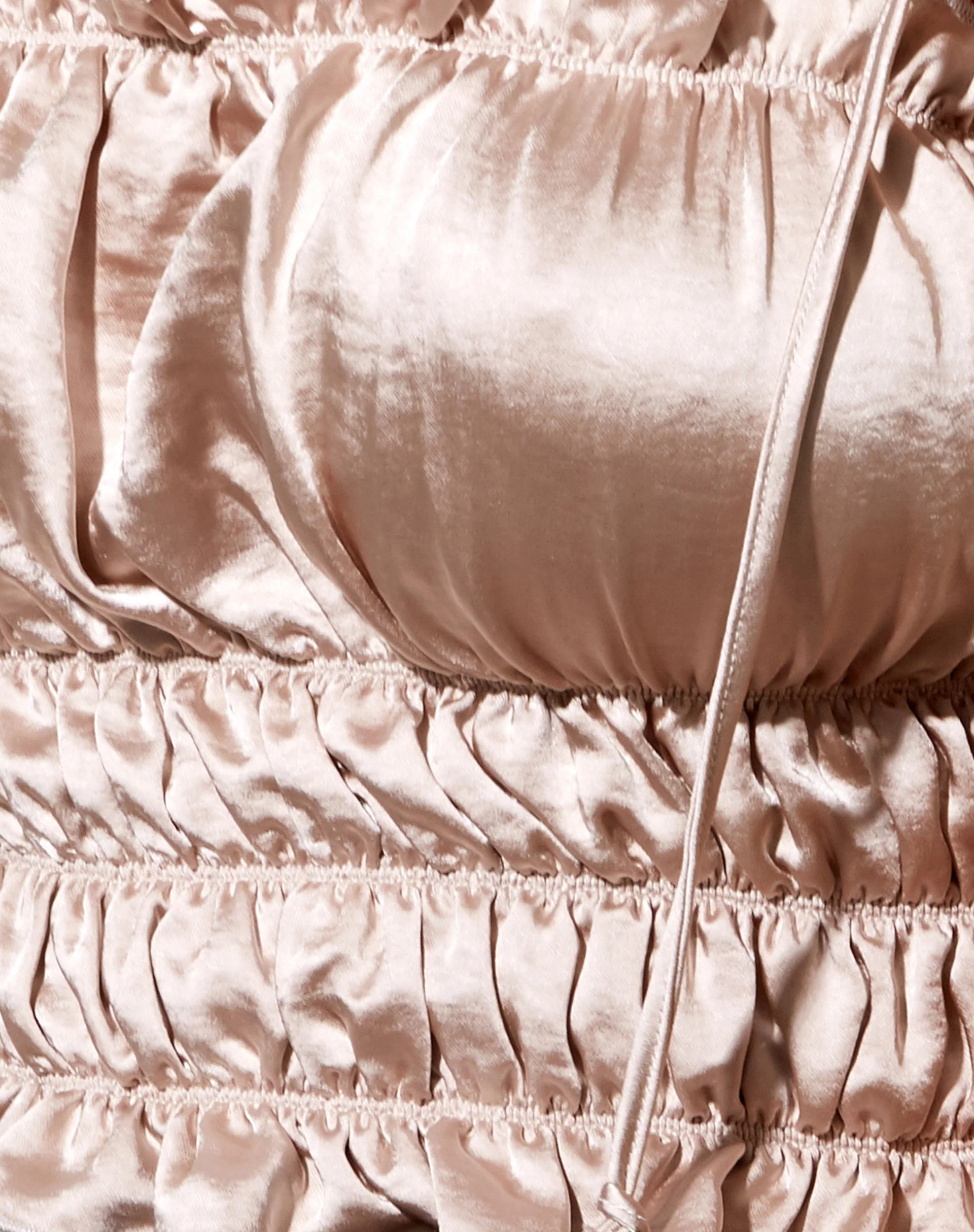 Silvia Cami Top in Satin Champagne - Image 6