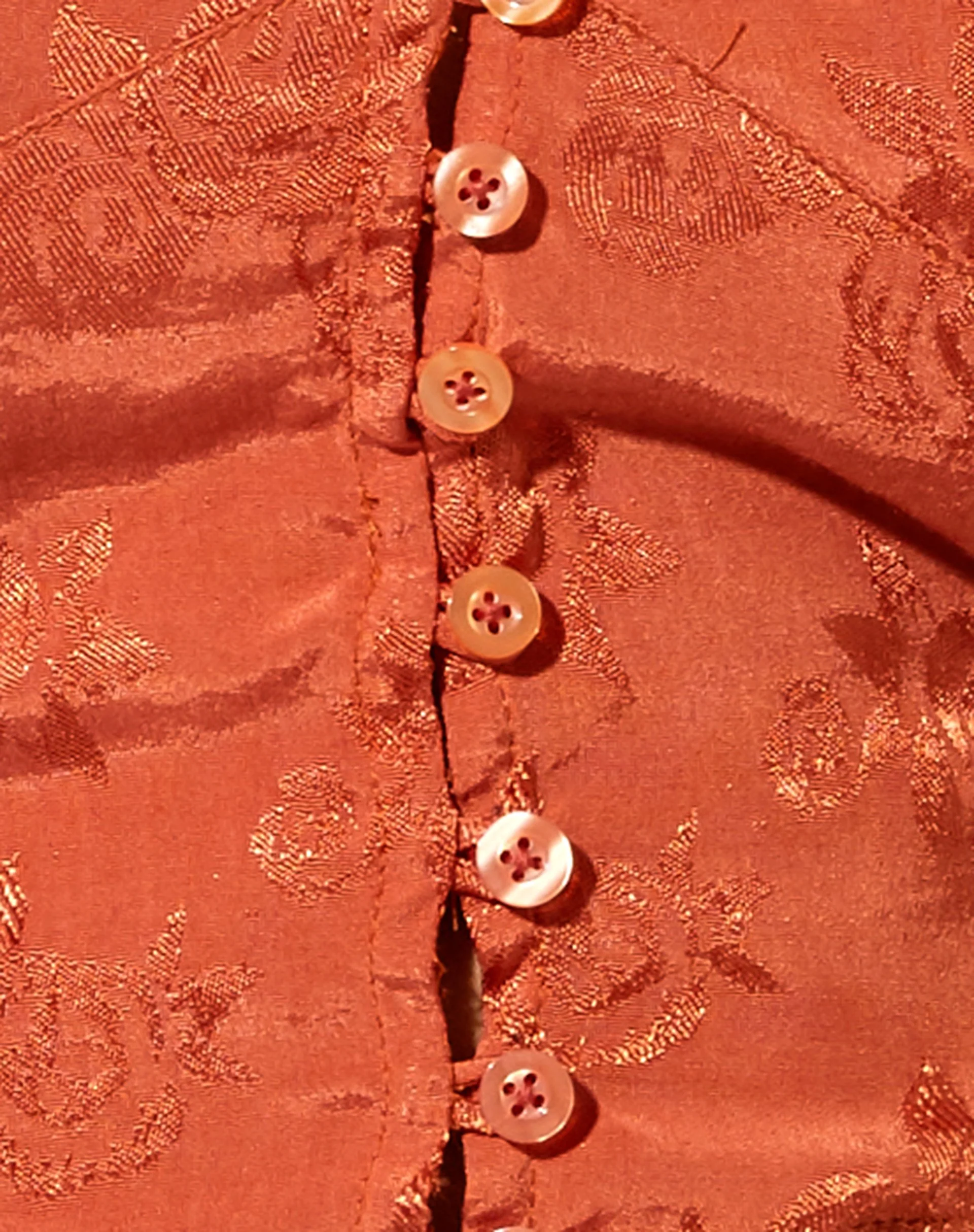 Sipa Crop Top in Satin Rose Copper - Image 5