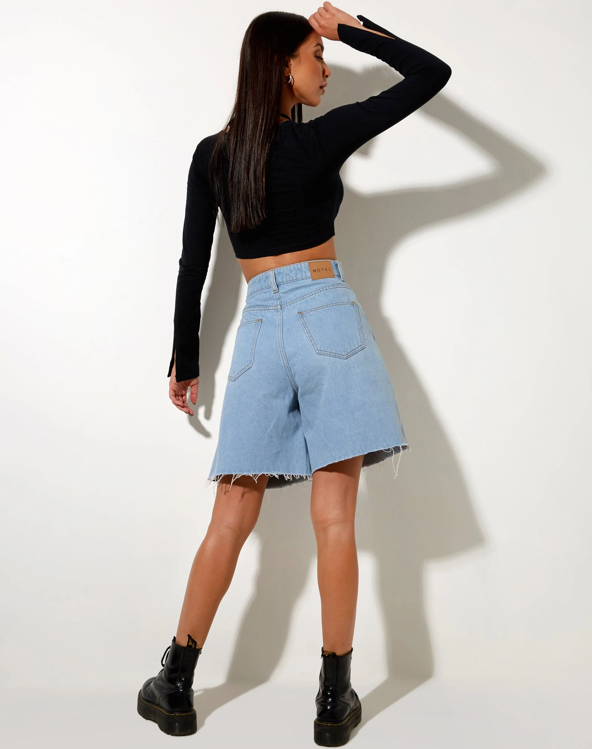 Sira Crop Top in Black - Image 5