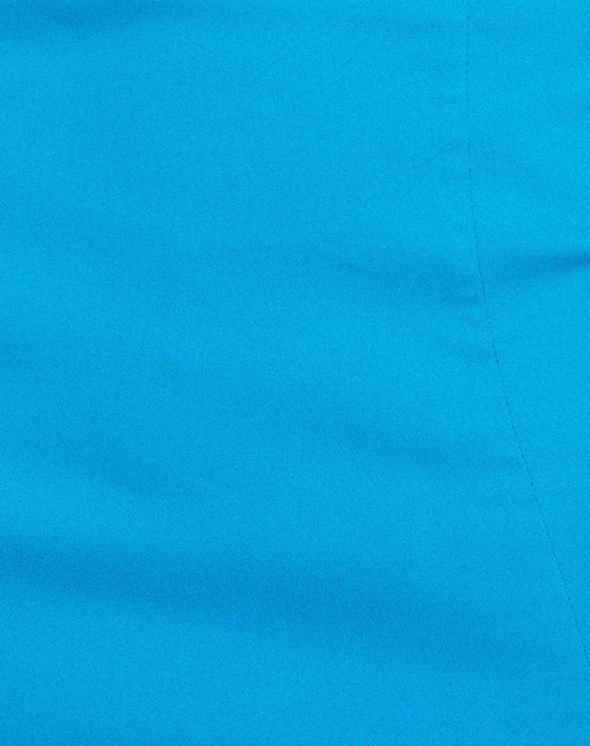 Siria Bandeau Mini Dress in Tailoring Blue - Image 6