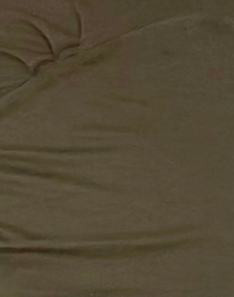 Sisil Long Sleeve Top in Olive - Image 6