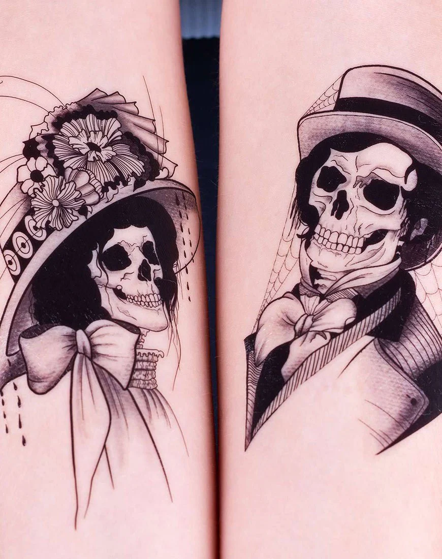 Skull Transfer Set in Black by Shrine - Image 2