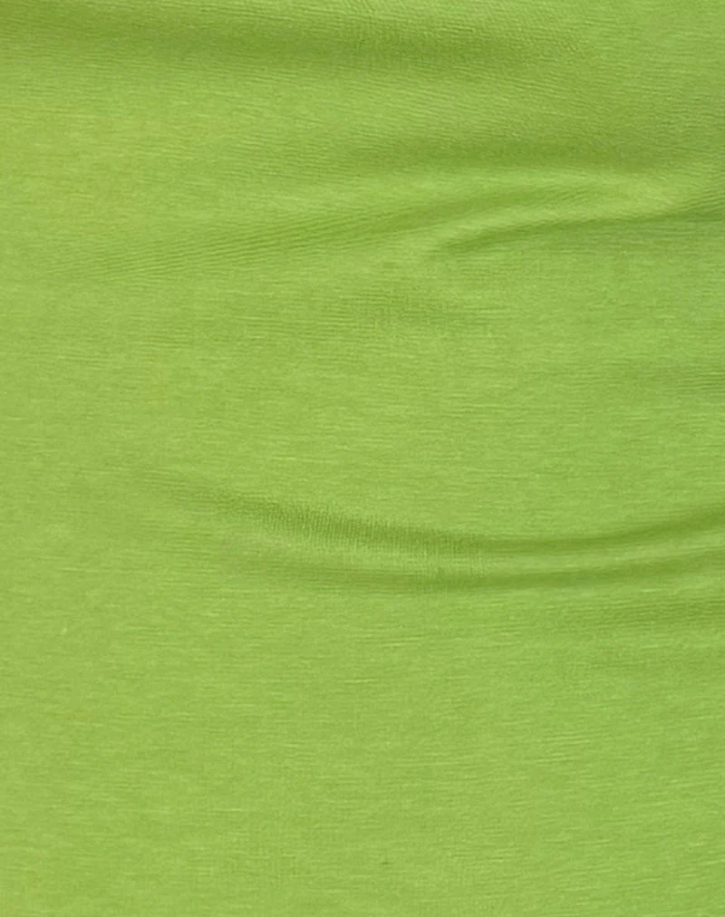 Solani Top in Wasabi with Black Binding - Image 5