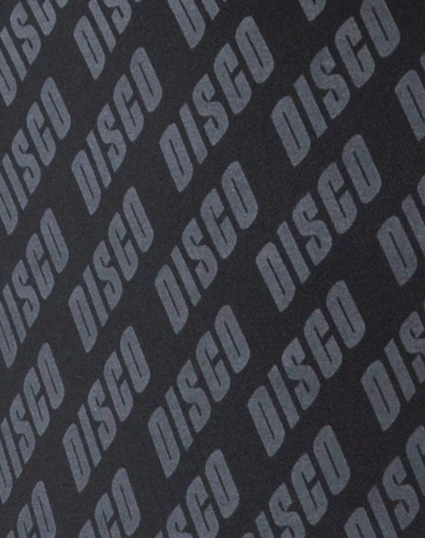 Solemo Bodice in Diagonal Disco Silver - Image 6