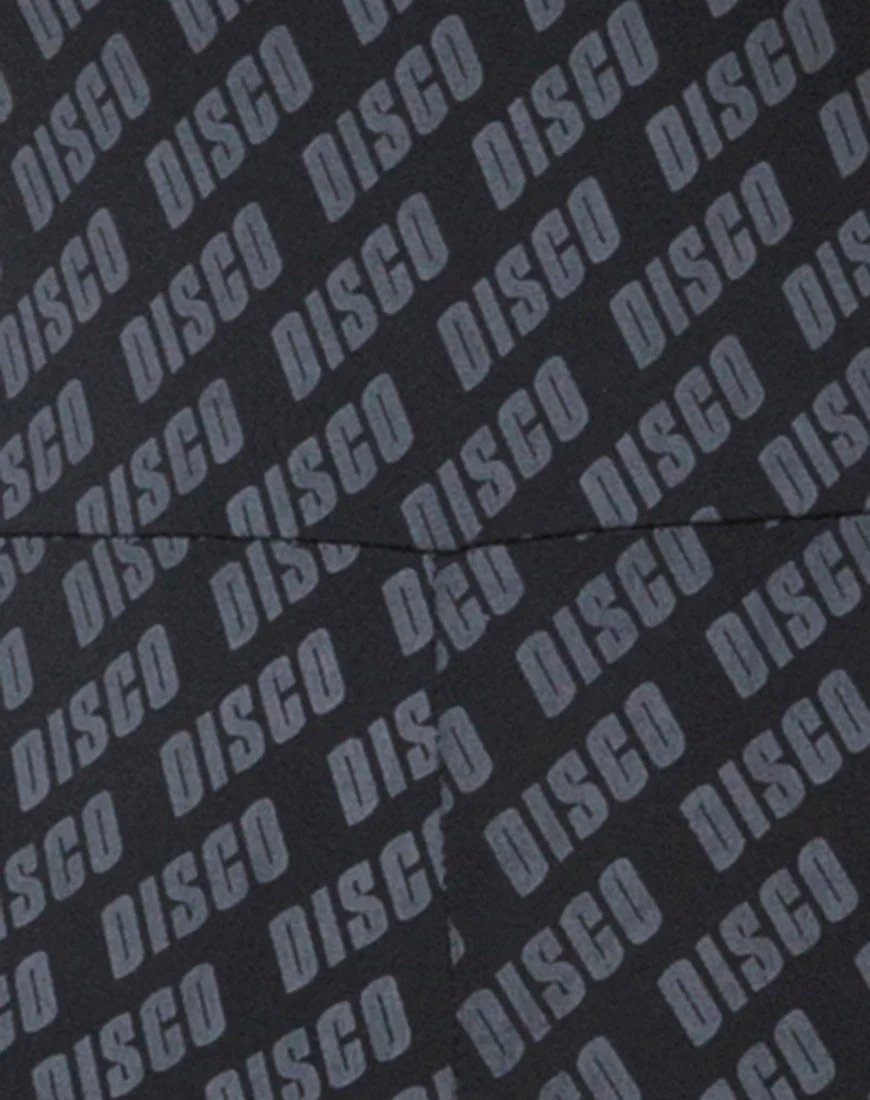 Solita Unitard in Diagonal Disco Silver - Image 5