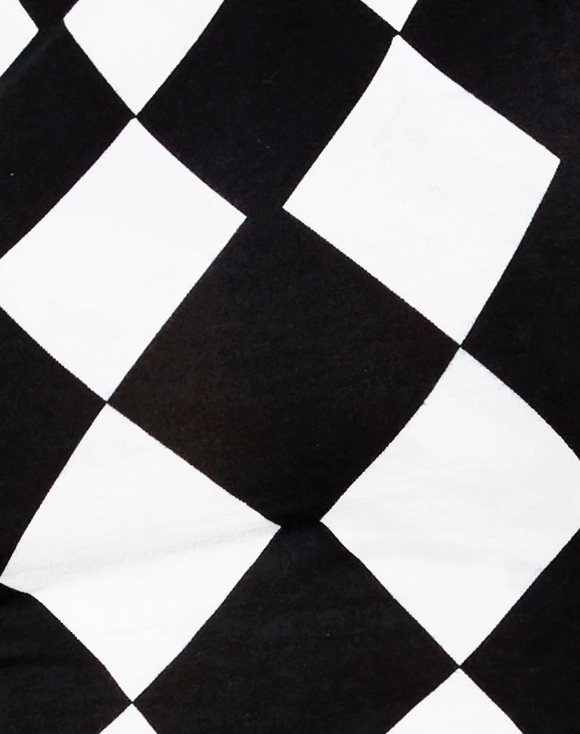 Sude Crop Top in Harlequin Black and White - Image 5