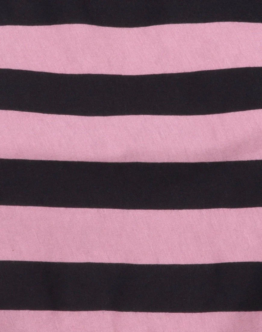 Super Cropped Tee in Campbell Stripe - Image 5