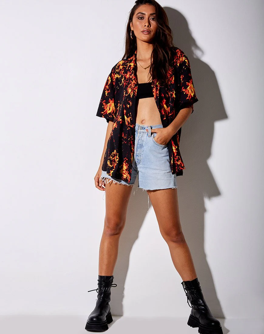 Taelsa Shirt in Fire - Image 6