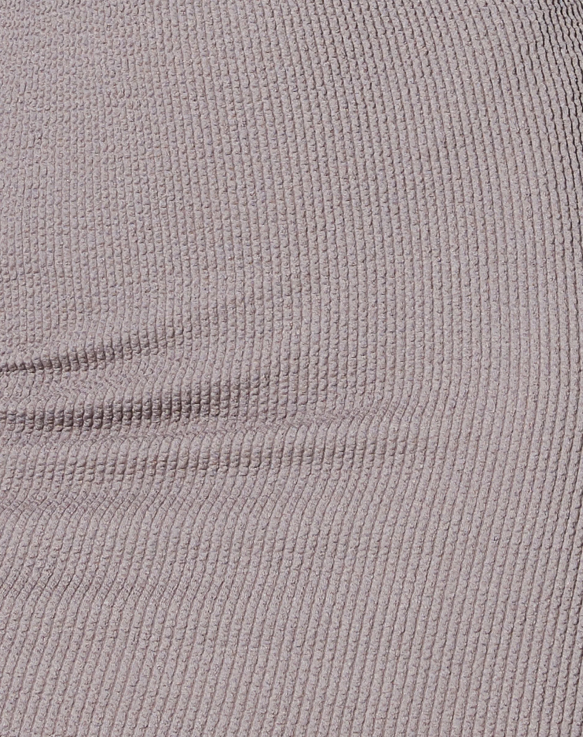 Tamar Long Sleeve Top in Jacquard Rib Tan - Image 6