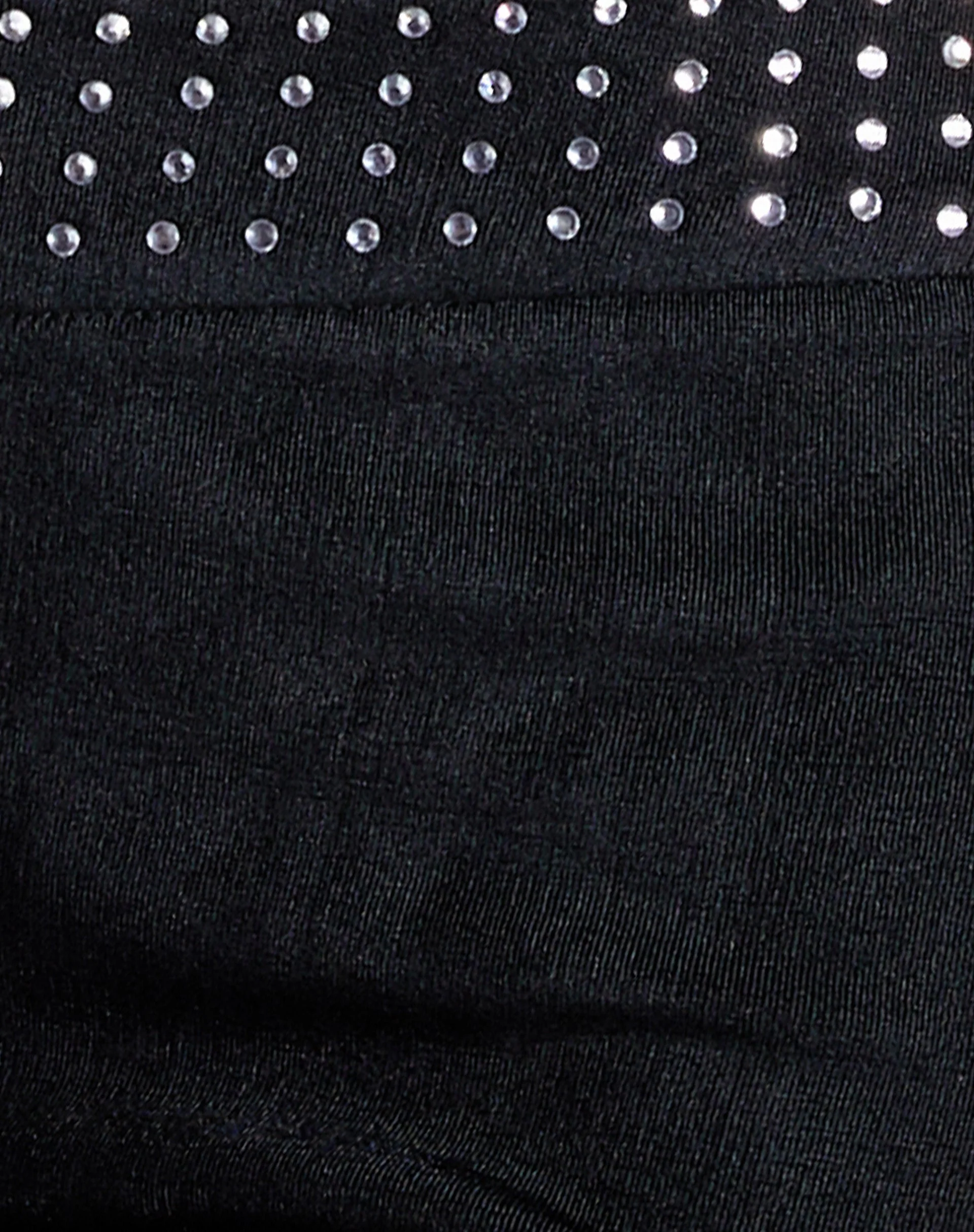 Tarava Trouser in Crepe Black Hotfix Diamante - Image 8