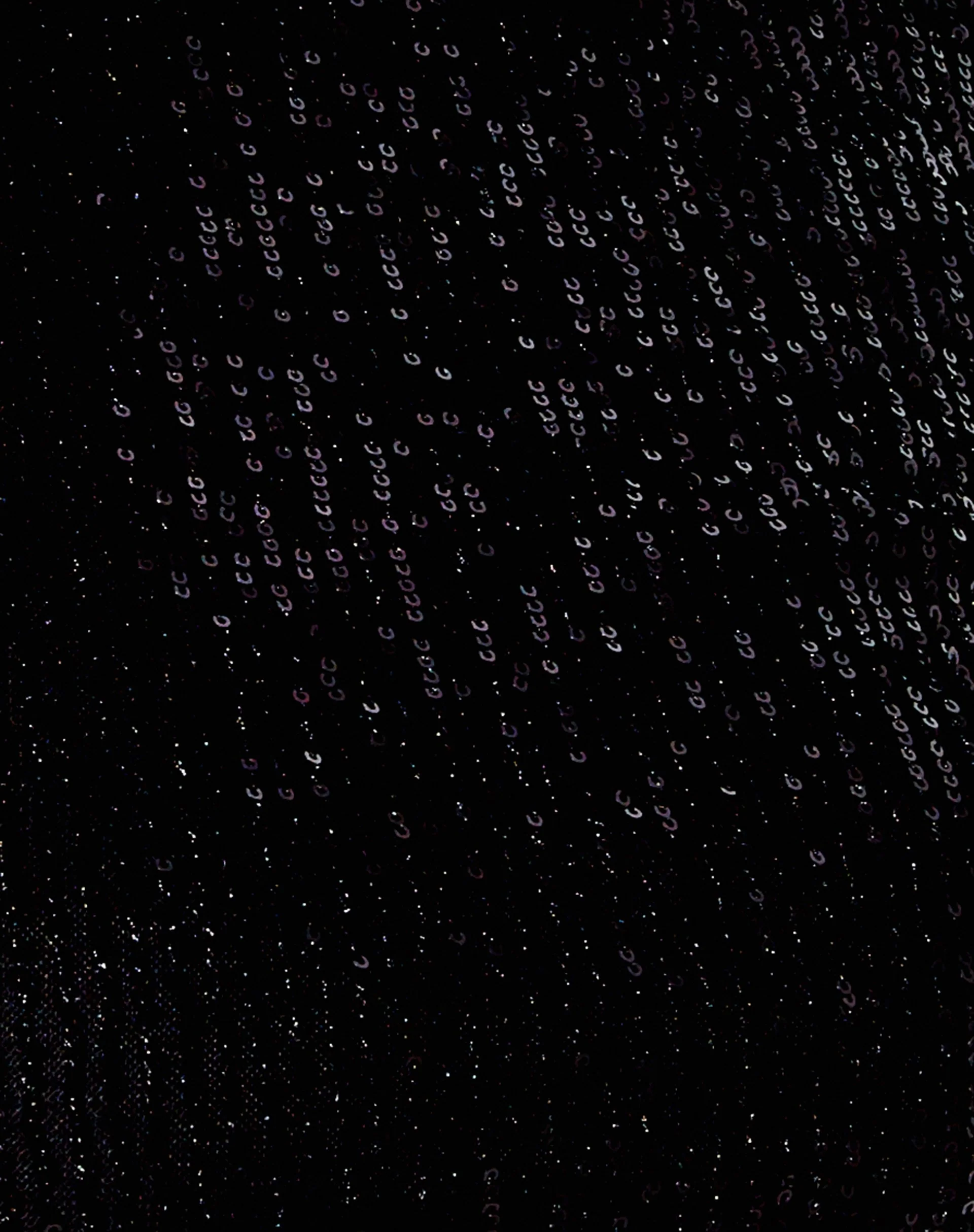 Tasya Crop Top in Drape Sequin Black - Image 5