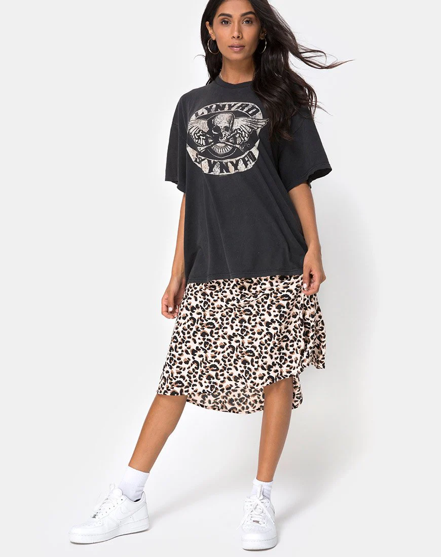 Tauri Midi Skirt in Pink Panther - Image 4