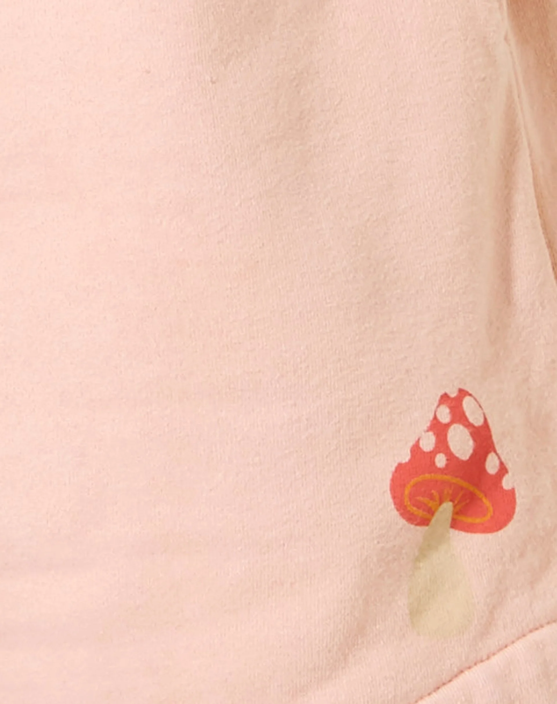 Terry Short in Wash Out Peach Mushroom - Image 8