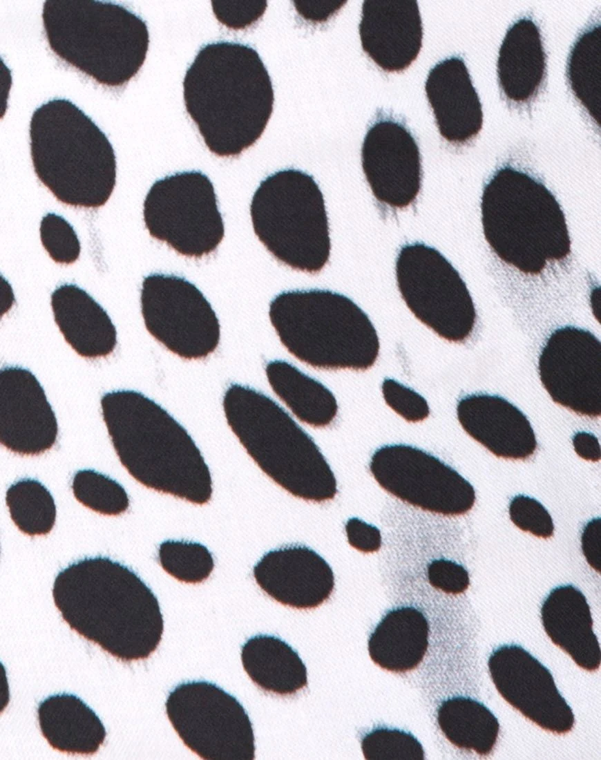 Tielda Crop Top in Dalmatian - Image 6