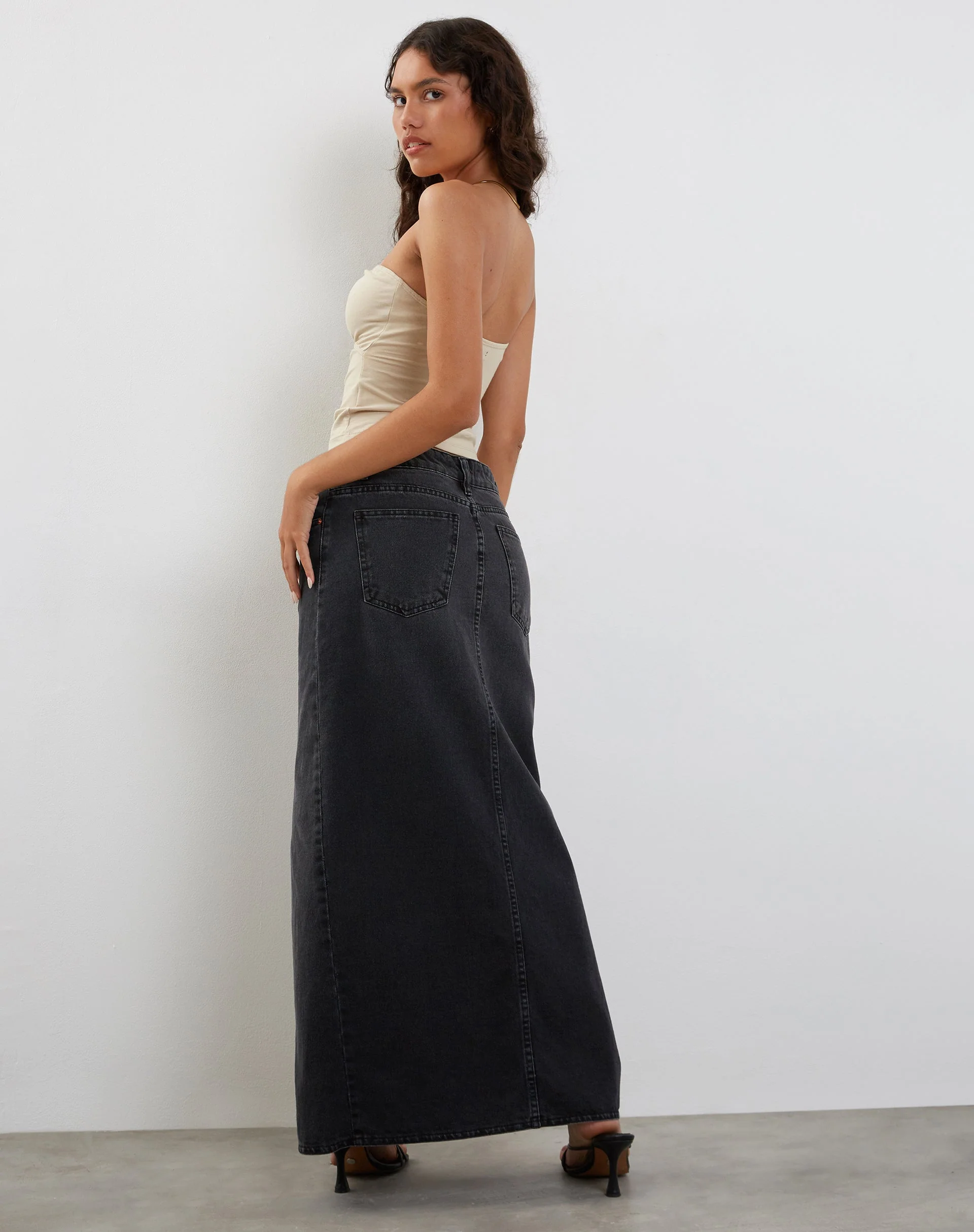 Tifose Bandeau Twist Front Top in Coconut Milk - Image 5