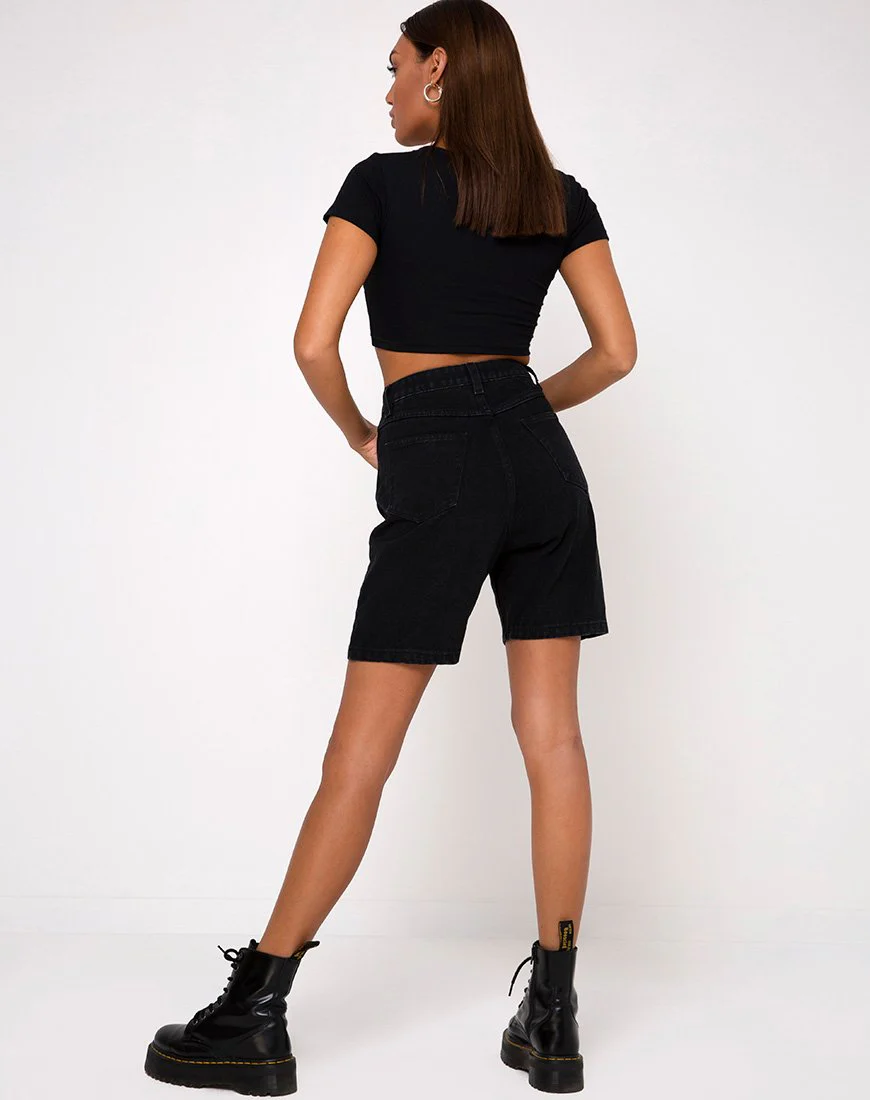 Tindy Top in Black Hidden Charm Placement - Image 4
