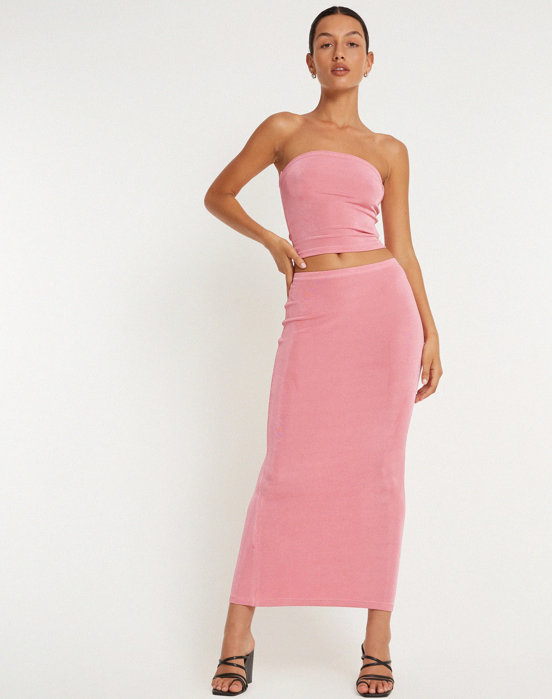 Tulus Maxi Skirt in Pink - Image 3