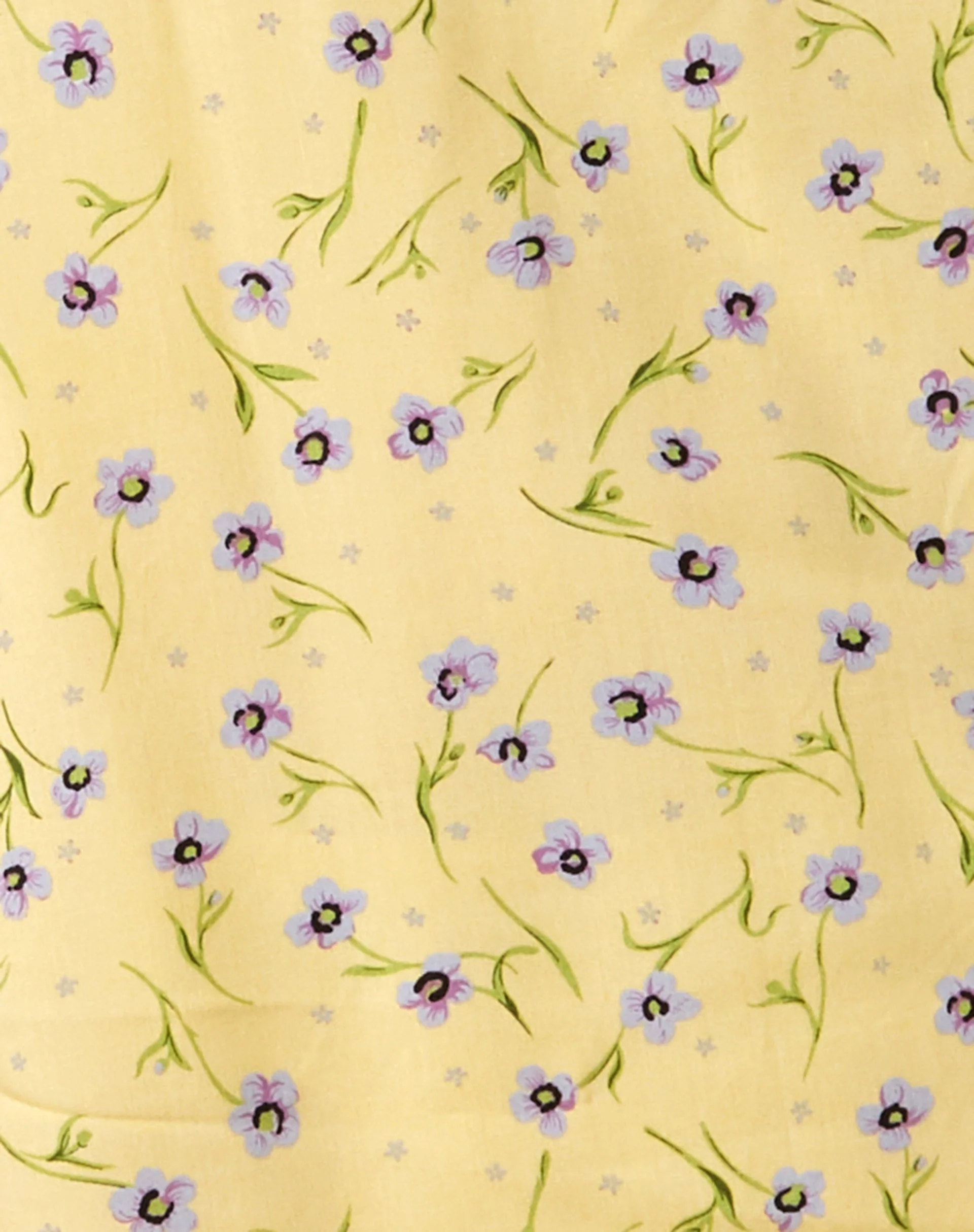 Valkyrie Mini Dress in Wild Flower Lemon Drop - Image 5