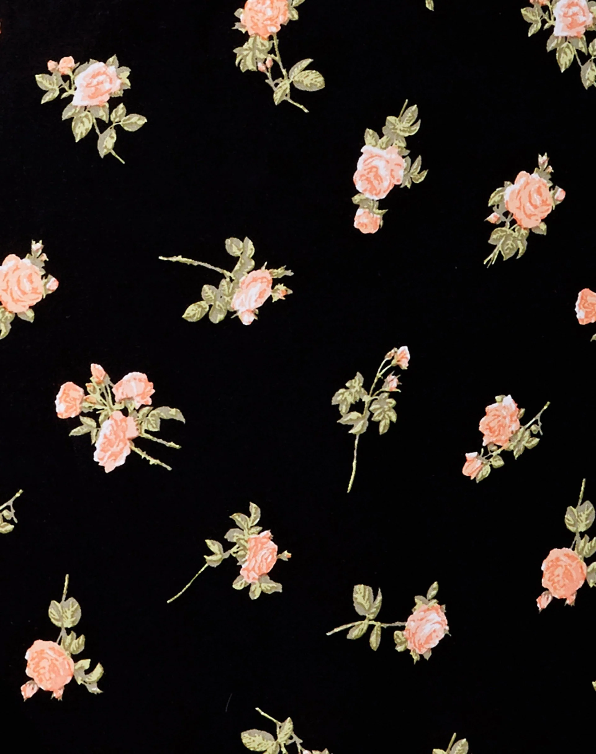 Varie Mini Dress in Rose Garden Black - Image 8