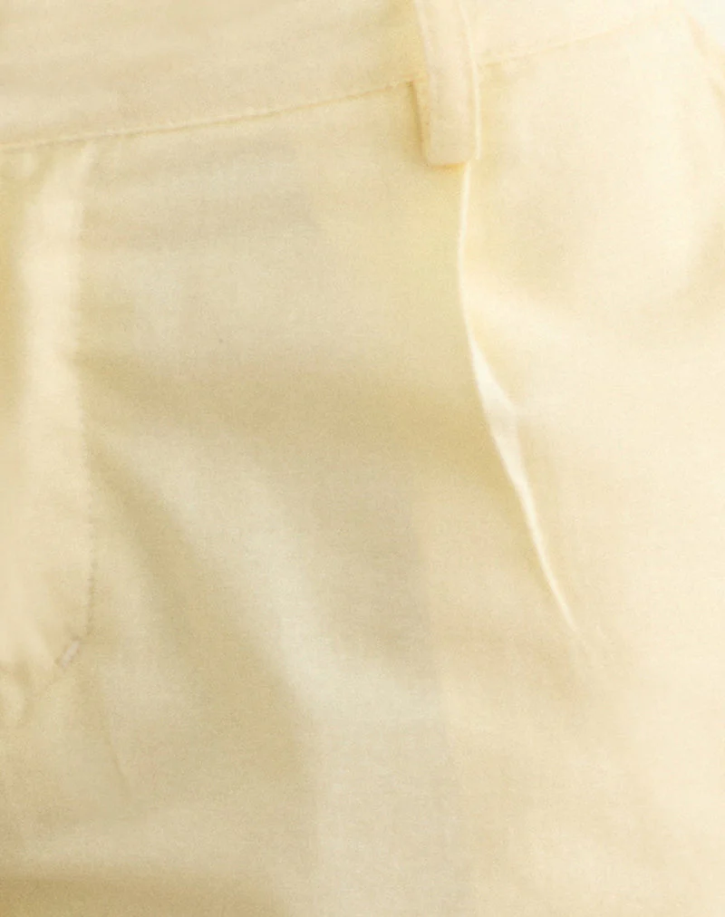 Vexa Low Rise Mini Short in Lemon - Image 6