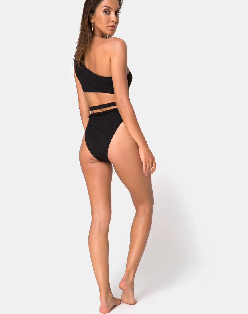Vixie Swimsuit in Black - Image 4
