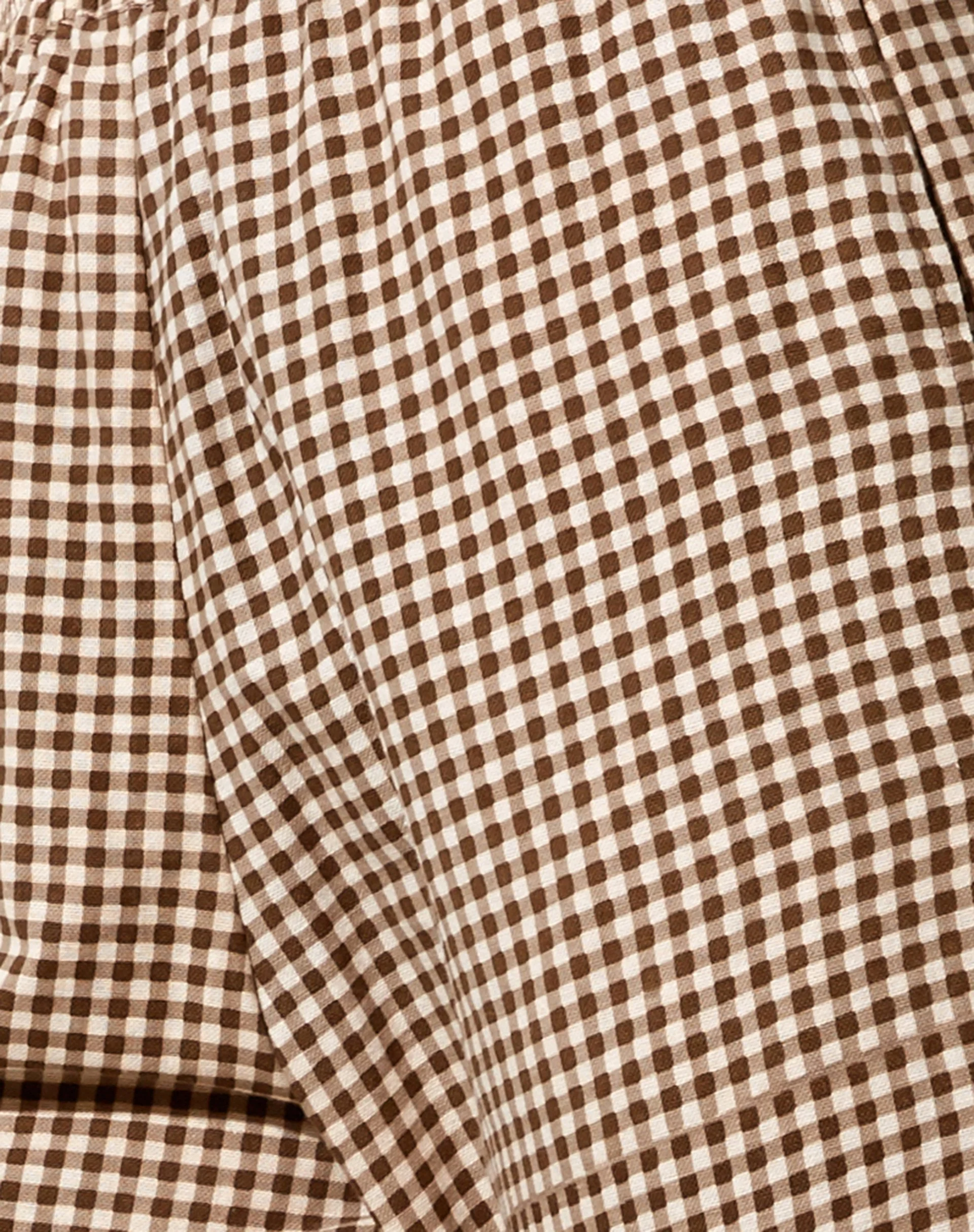 Yara Trouser in Mini Gingham - Image 6