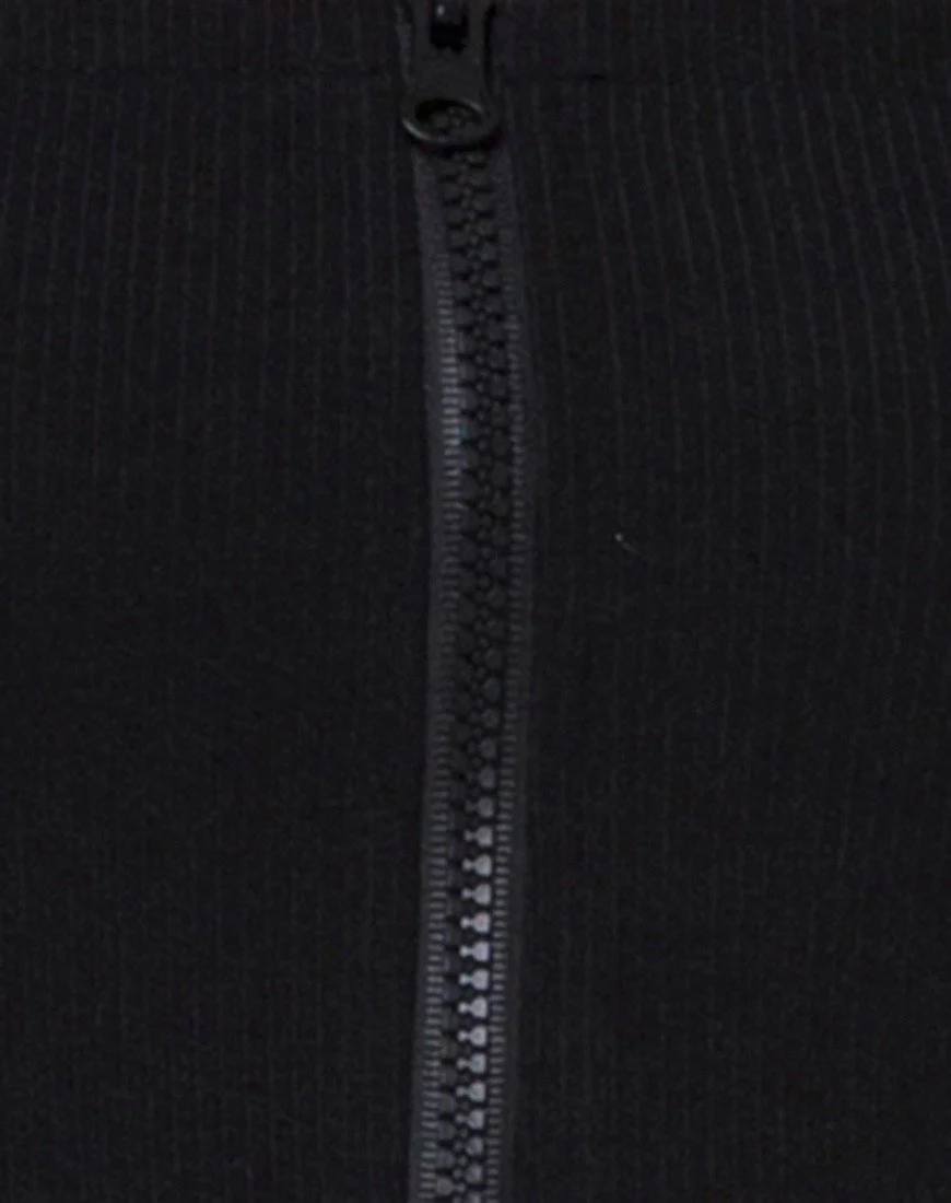 Yori dress In Black with Derlin Clip - Image 5